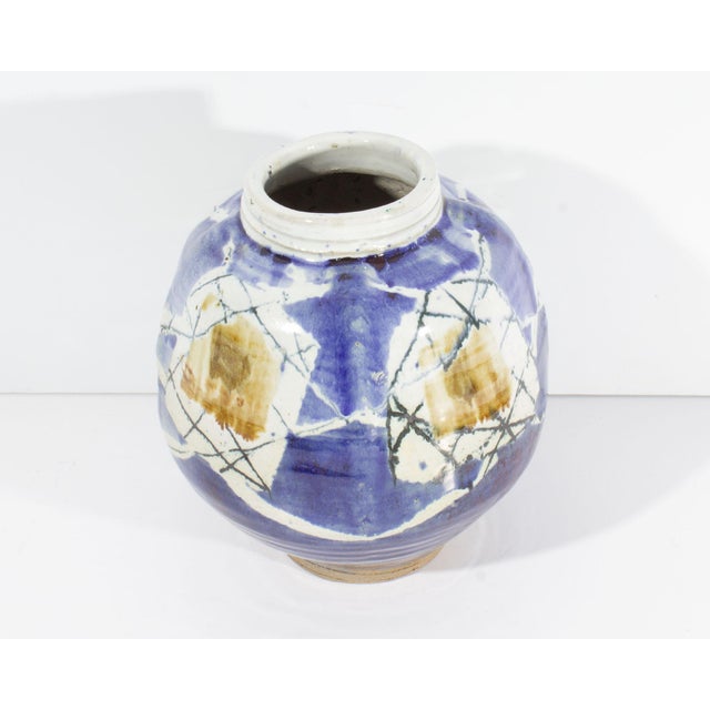 1970s Alan Bennett 1979 Studio Pottery Vase For Sale - Image 5 of 9