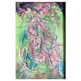 Marc Jason, Surrealist Landscape, Oil on Canvas, 1971 For Sale