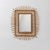 1960s French Rattan Sunburst Mirror For Sale