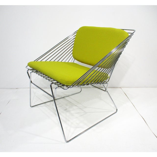 Chrome Verner Panton Chrome Grid Chairs for Fritz Hansen Denmark For Sale - Image 8 of 12