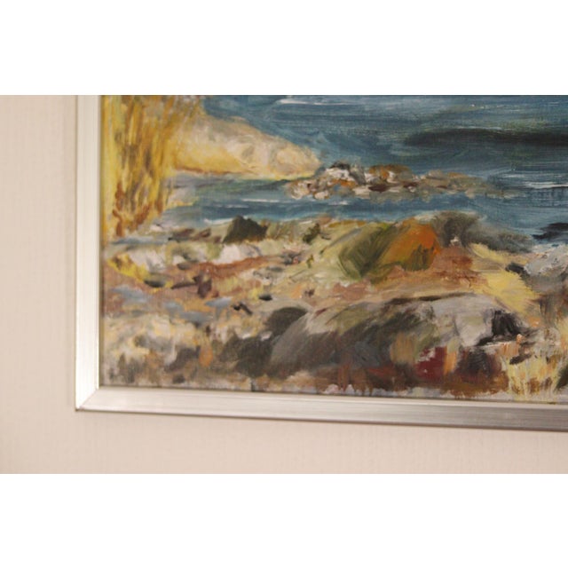 Barbro Herlitz, Islands, 1970s, Oil on Panel, Framed For Sale - Image 5 of 16