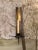 Mid-Century Modern Pair of Mid-Century Brass Candle Sconces For Sale - Image 3 of 4