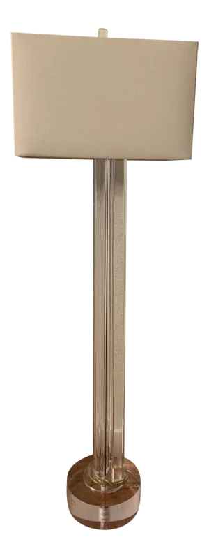 1970s Lucite Floor Lamp by Ritts for Astrolite