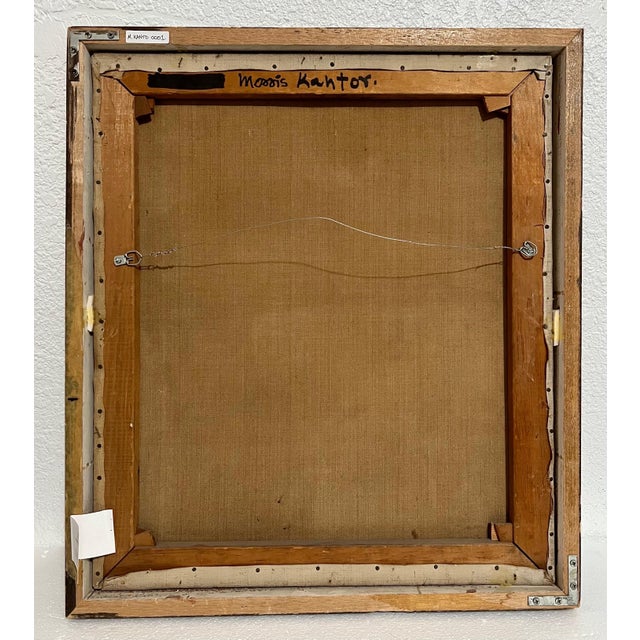 Morris Kantor, 1930 Oil Painting Sea Side Sailboats American Modernist WPA Artist Morris Kantor, 1930 For Sale - Image 12 of 12