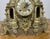 Gold Vintage Brass Figural Mantel Clock For Sale - Image 8 of 13
