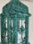 1950s Mediterranean Decorative Patina 3 Light Cluster Lanterns With Matching Chain and Canopy - Pair For Sale - Image 11 of 12