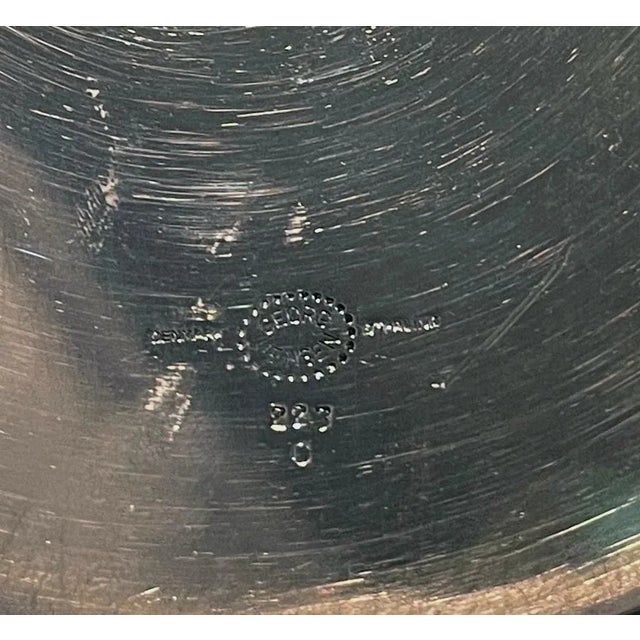 Wood Danish Sterling Silver Coffee or Tea Set Georg Jensen - 4 Pieces For Sale - Image 7 of 13