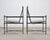 Gray Set of Four Rh Catalina Aluminum Patio Garden Dining Armchairs For Sale - Image 8 of 18
