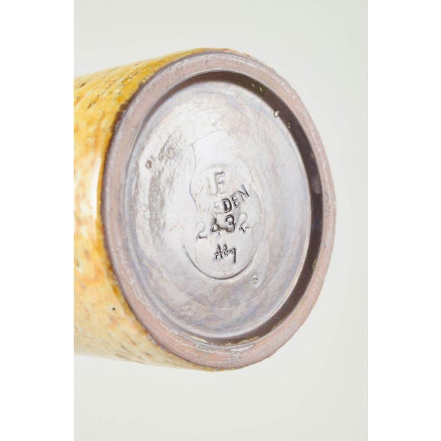 Ingrid Atterberg 2-Part Glazed Stoneware Vase by Ingrid Atterberg for Upsala Ekeby, 1960s For Sale - Image 4 of 5