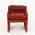 Set of Four Modernist Red Velvet Upholstered Lounge Chairs For Sale In New York - Image 6 of 11