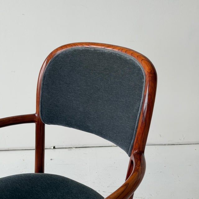 Bentwood Side Chairs by Ward Bennett for Brickell Associates For Sale In Chicago - Image 6 of 9