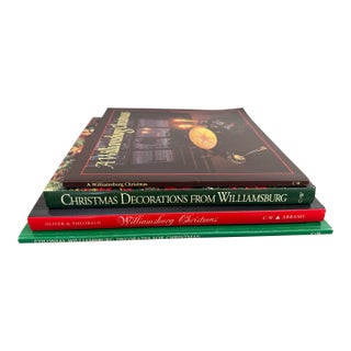 Late 20th Century Christmas in Williamsburg Book Bundle Set of 4 For Sale
