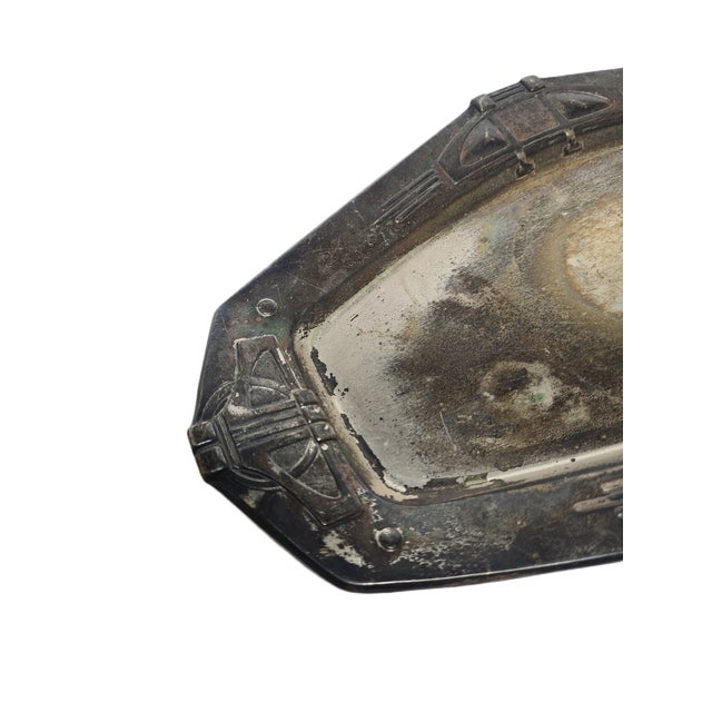 Art Nouveau Tray, Former Czechoslovakia, 1900s For Sale - Image 4 of 8