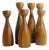 Danish Teak Candleholders from BoConcept, 1980s, Set of 6 For Sale