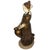 Large Art Deco Bronze and Carved Marble Sculpture of a Water Carrier by Dominique Alonzo (58 Cm) For Sale - Image 10 of 12