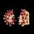 3 Ct Natural Marquise Ruby & 0.70 Ct Diamond Clip on Earring 18 KYG For Sale - Image 18 of 18