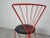 Vintage Red Metal Dining Chairs from Jozef Hoffmann, 1980s, Set of 4 For Sale - Image 9 of 10