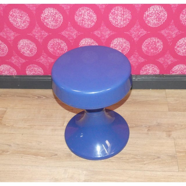 Vintage Bathroom Stool by Emsa Blau, 1970s For Sale - Image 11 of 11