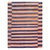 A vintage Turkish flat-woven Kilim rug handmade during the mid-20th century. 3 offset sections with variating colors in...