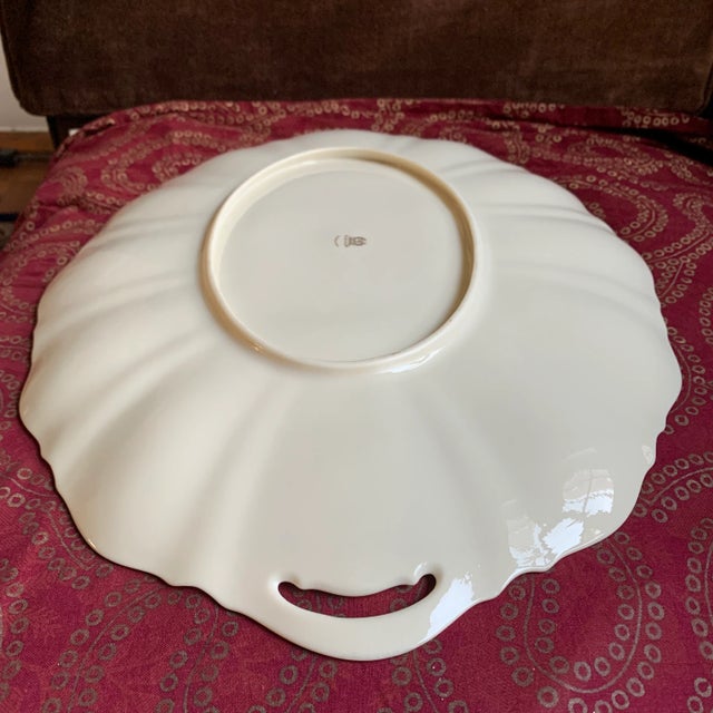 Vintage Lenox Symphony Large Gold Trimmed Platter For Sale - Image 9 of 13