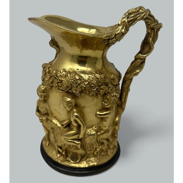 Grand Tour Antique French Mythological Bronze Ormolu Ewer Claude Michel Clodion Grand Tour For Sale - Image 3 of 11