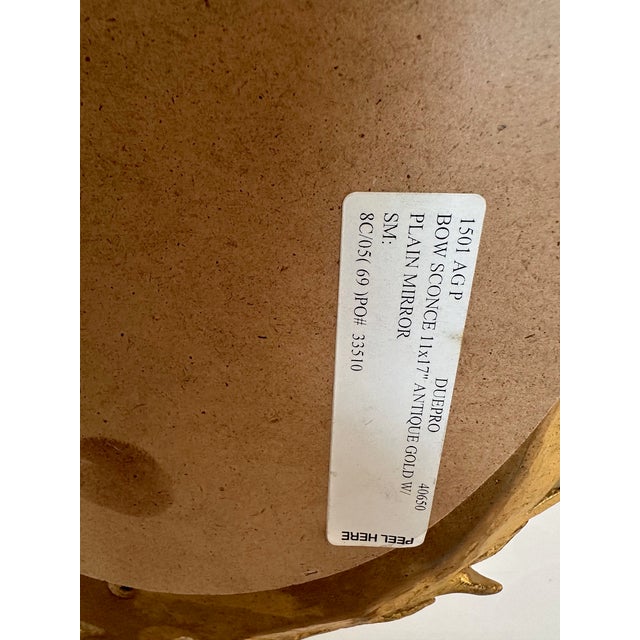 Giltwood Carvers Guild Oval & Mirrored Wall Candle Sconces-a Pair For Sale - Image 11 of 11