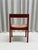 Modern Red Stained Oak and Cane Chairs by Gerard Geytenbeek for ASZ Meubelen, Netherlands, 1960s, Set of 5 For Sale - Image 3 of 16