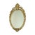 Louis XV Baroque French Brass Crested Mirror in Gold, 1950s For Sale - Image 4 of 17