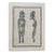 Late 20th Century Easter Island "Moai Kavakava" Etching by Rapa Nui Artist Ricardo Candiani For Sale