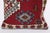 Late 20th Century Handwoven Vintage Turkish Throw Rug Pillow Cushion Cover -22'' X 22'' For Sale - Image 5 of 10