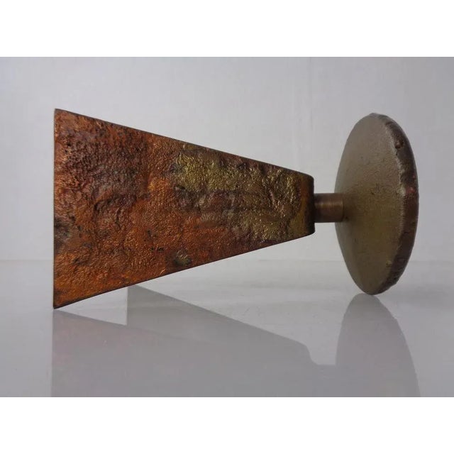 Germn Brutalist Copper and Brass Candleholder, 1960s For Sale - Image 16 of 18