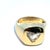 Gia Certified 1.27ct Horse Modified Brilliant L Si1 Diamond Ring in 18k Gold, Size 6 For Sale In New York - Image 6 of 13