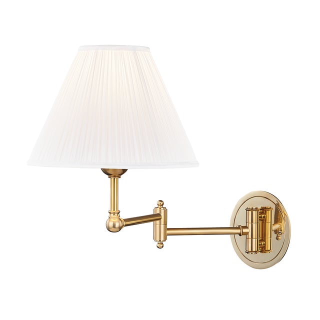Designed by Mark D. Sikes for Hudson Valley Lighting Width/Diameter: 10.00" Height: 14.00" Extension: 19.75"...