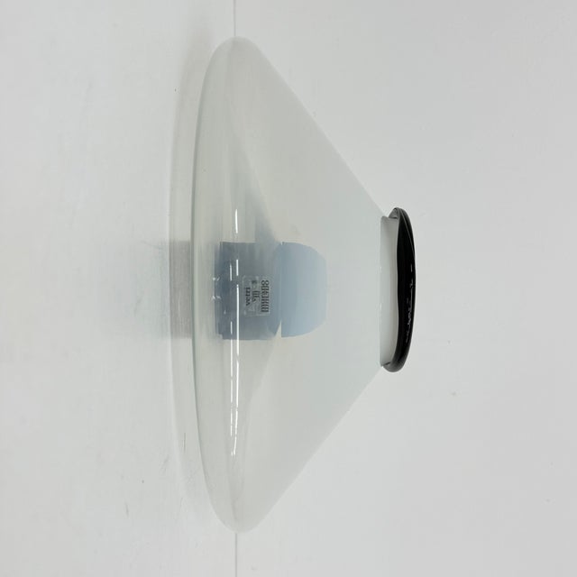 Mid-Century Murano Glass Flush Mount from Leucos, Italy, 1980s For Sale - Image 12 of 18