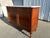 French Neoclassical Brass and Marble Sideboard in Mahogany by Maurice Hirsch, 1950s For Sale - Image 3 of 12