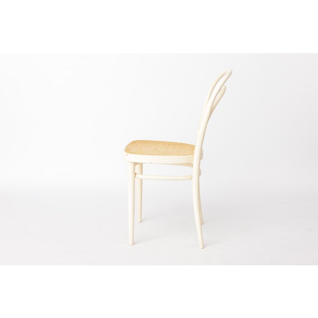 1970s Mid-Century Chair in Beech Bentwood and Vienna Cane the style of Thonet, 1960s For Sale - Image 5 of 13