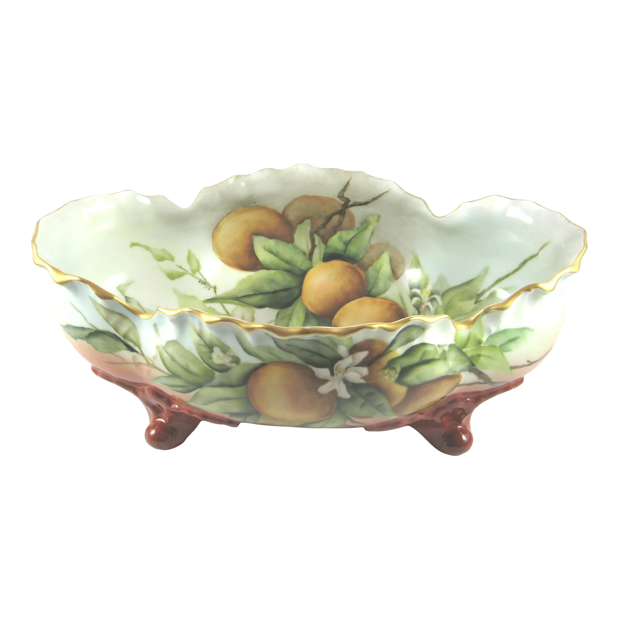 Early 20th Century Prov Sxe Es Germany Porcelain Hand Painted