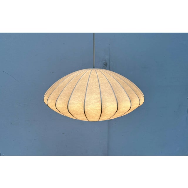Mid-Century Modern Cocoon Pendant Lamp by Friedel Wauer for Goldkant Leuchten, Germany, 1960s For Sale - Image 14 of 18