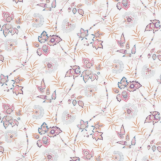 Contemporary Sample - Schumacher Aubergine Wallpaper in Emperor's Vine For Sale - Image 3 of 4