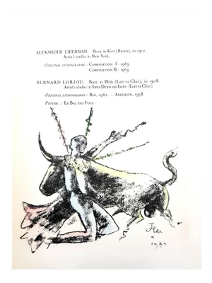 Jean Cocteau - Morlot - Original Lithograph 1964