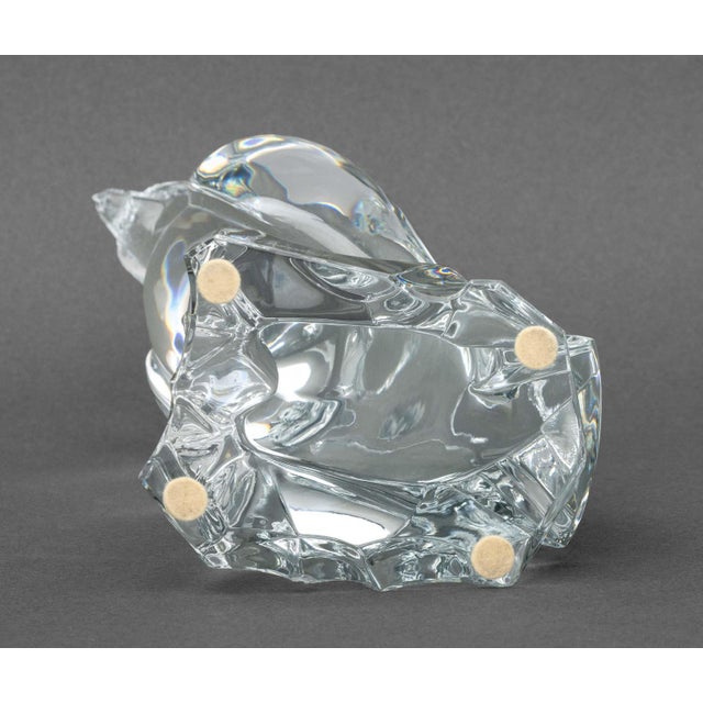 Baccarat Crystal Falcon Sculpture For Sale - Image 10 of 11