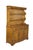Farmhouse 1990s Nathan Hale Maple Early American Colonial Revival China Cabinet Hutch 67" For Sale - Image 3 of 18