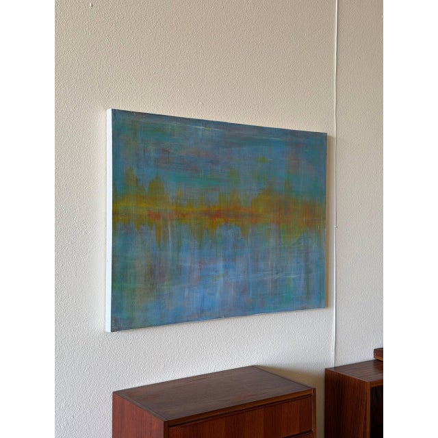 Original Abstract Landscape Painting by Gavin Mc Groggan – 40″ X 30″ Contemporary Acrylic on Canvas For Sale - Image 13 of 15