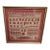 1888 Red Work Sampler For Sale