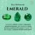 Zambian Emerald Halo Diamond Statement Ring in 18k Solid Gold Size 5.5 For Sale - Image 9 of 12