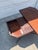 Mid 20th Century Federal Revival Mahogany Lyre Base Flip Top Games Table For Sale - Image 9 of 11