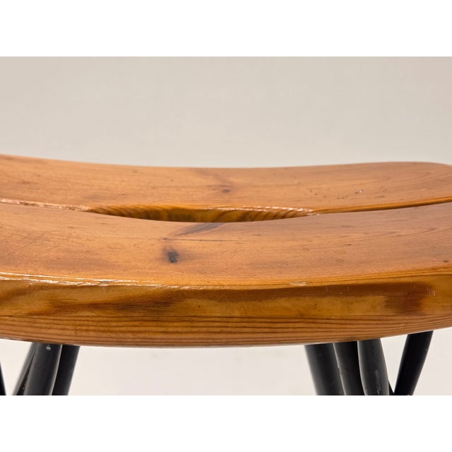 Pirkka Stool by Ilmari Tapiovaara for Laukaan Puu, 1960s For Sale - Image 3 of 13