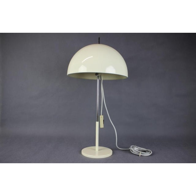 White Mid-Century Modern Adjustable Napako Table Lamp by Josef Hůrka, 1960s For Sale - Image 8 of 12