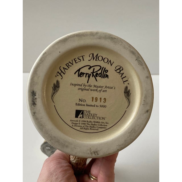 1980s Terry Redlin "Harvest Moon Ball" Collectible Beer Stein For Sale - Image 10 of 12