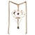 Antique Art Nouveau Gold Amethyst & Garnet Pendant Necklace, 1900 For Sale - Image 12 of 12
